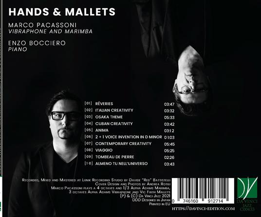 Hands & Mallets - CD Audio di Marco Pacassoni - 2