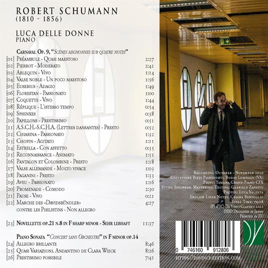 Carnaval op.9 - Piano Sonata - CD Audio di Robert Schumann - 2
