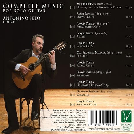 Complete Solo Guitar Works - CD Audio di Antonino Ierlo - 2