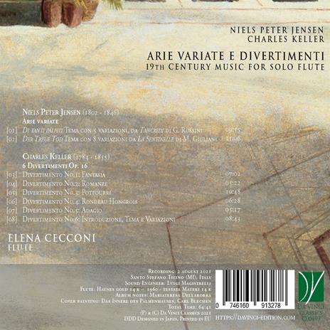 Jensen & Keller. Arie variate e Divertimenti - CD Audio di Elena Cecconi - 2