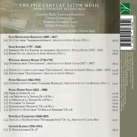 The 19th Century Salon Music - CD Audio di Claudio Brizi - 2