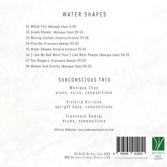 Water Shapes - CD Audio di Subconscious Trio - 2