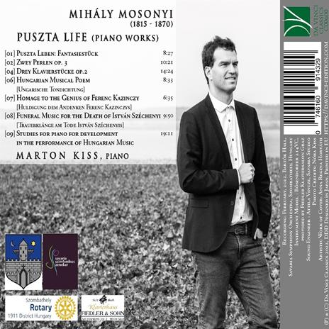 Mih-Ly Mosonyi. Puszta Life, Piano Works - CD Audio di Marton Kiss - 2