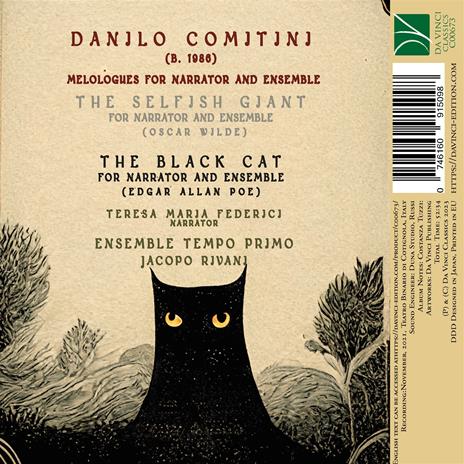 The Selfish Giant - CD Audio di Danilo Comitini,Ensemble Tempo Primo - 2