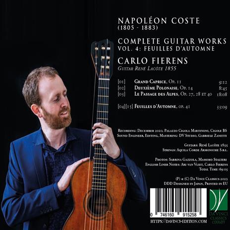 Complete Guitar Works Vol.4 - CD Audio di Napoleon Coste,Carlo Fierens - 2
