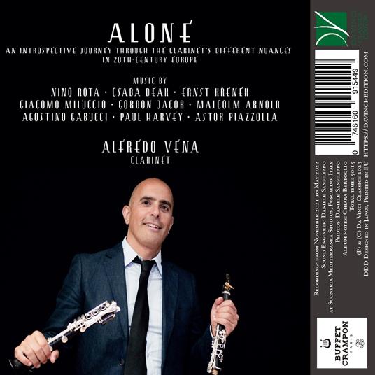 Alone - CD Audio di Alfredo Vena - 2