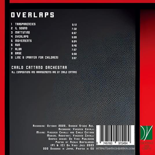 Overlaps - CD Audio di Carlo Cattano - 2