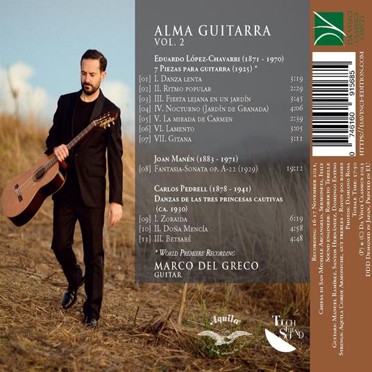 Alma Guitarra Vol.2 - CD Audio di Marco Del Greco - 2