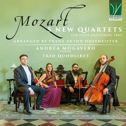 5 New Quartets - CD Audio di Wolfgang Amadeus Mozart,Andrea Mogavero