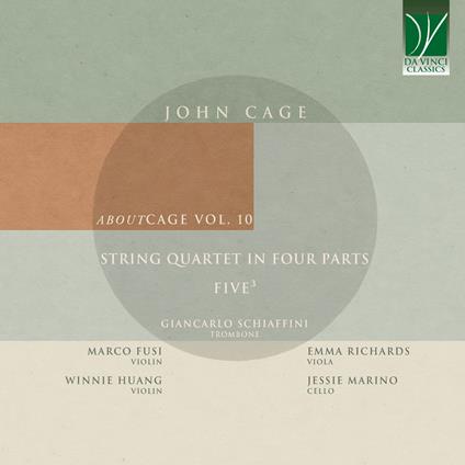 aboutCAGE Vol.10: String Quartet in Four Parts, Five3 - CD Audio