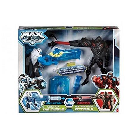 Max Steel Turbo Battaglia Confezione da 2 Dredd Vs Blaster Max - 95