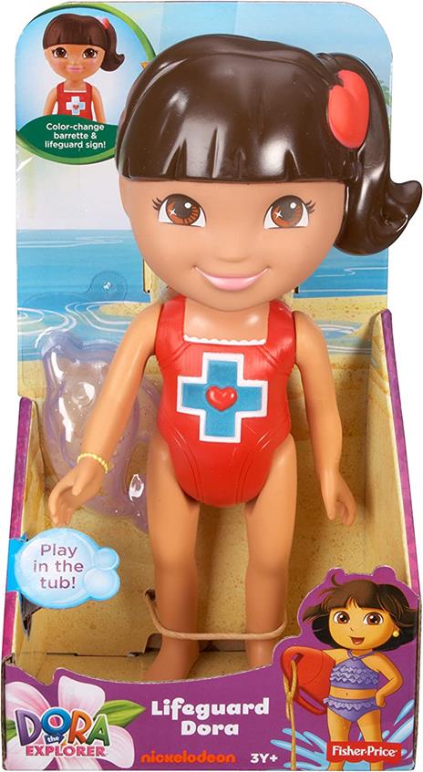 Mattel Dora l'esploratrice Doll soccorritore Bagno Y1423 - 4