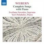 Lieder - CD Audio di Anton Webern