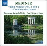 Sonate per violino - 2 Canzoni con danze - CD Audio di Nikolaj Medtner