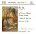 A Young Man's Exhortation - Till Earth Outwears - Oh Fair to See - CD Audio di Gerald Finzi