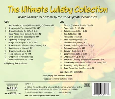Ultimate Lullaby Collecti - CD Audio - 2