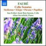 Sonate per violoncello - Sicilienne - Elegie - Pavane - Papillon - CD Audio di Gabriel Fauré