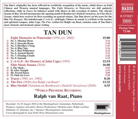 Piano Music - CD Audio di Tan Dun - 2