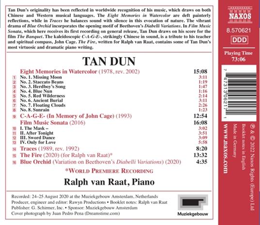Piano Music - CD Audio di Tan Dun - 2
