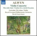 Concerto per violino - Fanfare for a Joyful Occasion - CD Audio di Royal Liverpool Philharmonic Orchestra,William Alwyn,Lorraine McAslan,David Lloyd-Jones