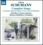 Lieder - CD Audio di Clara Schumann,Dorothea Craxton,Hedayet Djeddikar
