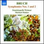 Sinfonie n.1, n.2 - CD Audio di Max Bruch,Michael Halasz,Staatskapelle Weimar