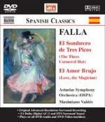El amor brujo - Il cappello a tre punte (El sombrero de tres picos) - DVD Audio di Manuel De Falla