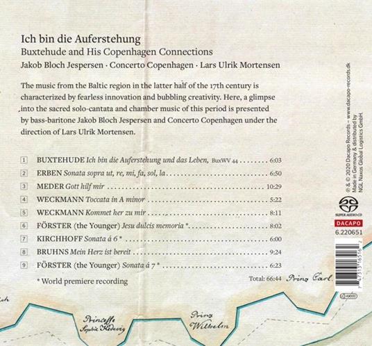 Ich Bin Die Auferstehung - CD Audio di Jakob Bloch Jespersen - 2