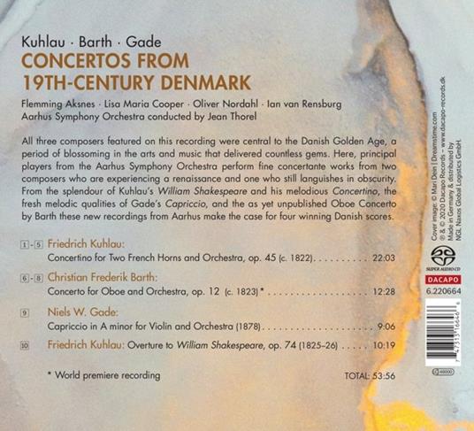 Concertos From 19th-Century Denmark - CD Audio - 2