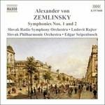 Sinfonie n.1, n.2 - CD Audio di Alexander Von Zemlinsky,Slovak Radio Symphony Orchestra,Slovak Philharmonic Orchestra,Edgar Seipenbusch,Ludovit Rajter
