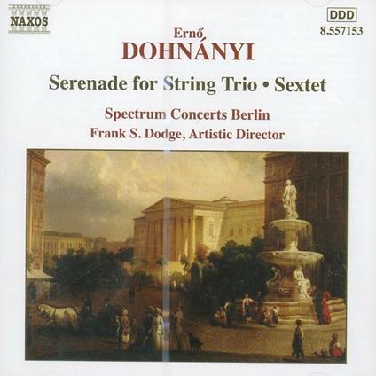 Serenata per archi - Sestetto op.37 - CD Audio di Erno Dohnanyi