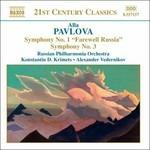 Sinfonie n.1, n.3 - CD Audio di Alla Pavlova
