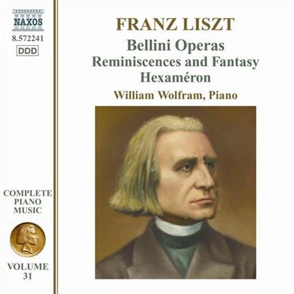 Opere per pianoforte vol.31 - CD Audio di Franz Liszt,William Wolfram