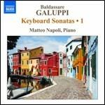 Sonate per strumento a tastiera vol.1 - CD Audio di Baldassarre Galuppi,Matteo Napoli