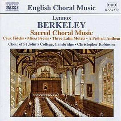 Musica sacra corale - CD Audio di Lennox Berkeley