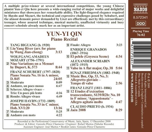Piano Recital - CD Audio - 2