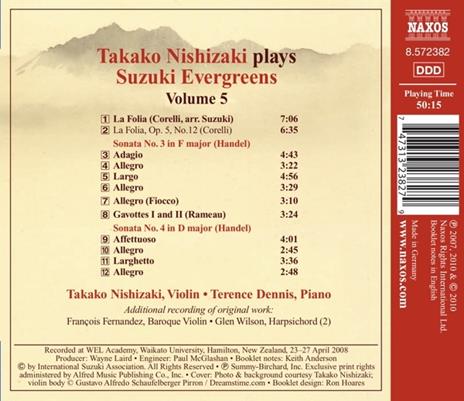 Suzuki Evergreens Vol.5 - CD Audio - 2