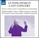 Lutoslawski's Last Concert - CD Audio di Witold Lutoslawski