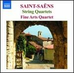 Quartetti per archi n.1, n.2 - CD Audio di Camille Saint-Saëns,Fine Arts Quartet