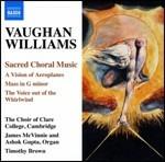 Musica sacra corale - CD Audio di Ralph Vaughan Williams,Clare College Choir Cambridge,Timothy Brown