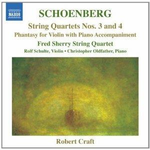 Quartetti per archi n.3, n.4 - Fantasia per violino e pianoforte - CD Audio di Arnold Schönberg