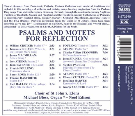 Salmi e Mottetti per La Meditazione - CD Audio - 2
