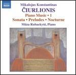 Musica per pianoforte vol.1 - CD Audio di Mikolajus Konstantinas Ciurlionis