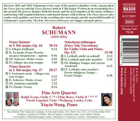 Piano Quintet - CD Audio di Robert Schumann - 2