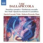 Opere complete per violino e pianoforte - CD Audio di Luigi Dallapiccola