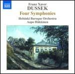 4 Sinfonie - CD Audio di Franz Xaver Dussek