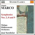 Sinfonie n.2, n.8, n.9 - CD Audio di José Serebrier,Malaga Philharmonic Orchestra,Tomas Marco