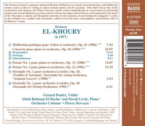 Concerto per Piano (Digipack) - CD Audio di Bechara El-Khoury - 2