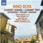 Sonata per Clarinetto, Trio per Clarinetto, Improvviso, Toccata, Fantasia in Sol - CD Audio di Nino Rota