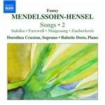 Lieder vol.2 - CD Audio di Fanny Mendelssohn-Hensel